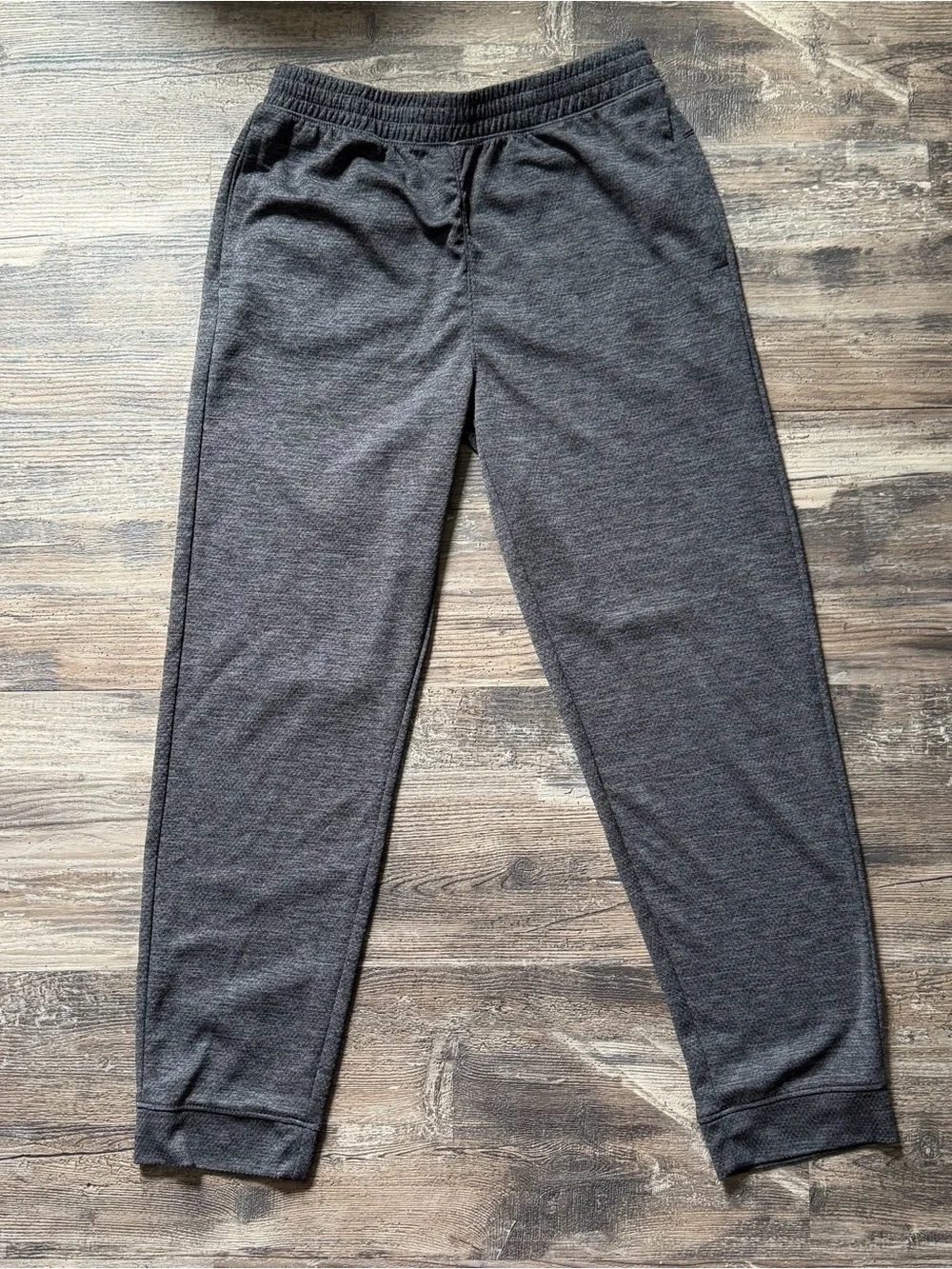 Old Navy active gray go dry joggers boys XL 14-16 drawstring pockets pull on